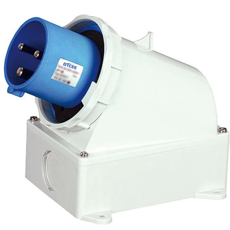 Versatile and durable IP67 INDUSTRIAL WALL MOUNTED PLUG DTN5332 DTN5432