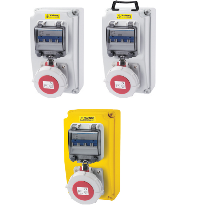 PORTABLE INDUSTRIAL SOCKET BOXES Portable socket distribution boxes