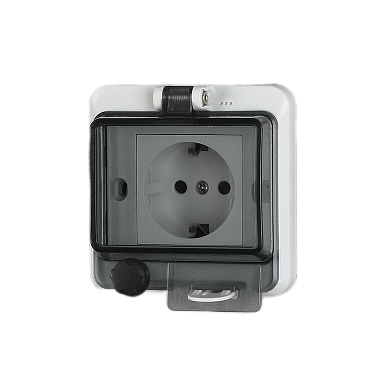 Germany standard 2 Hole Type 86 waterproof electric vehicle charging socket protection cover Waterproof window cover for indoor and outdoor sockets