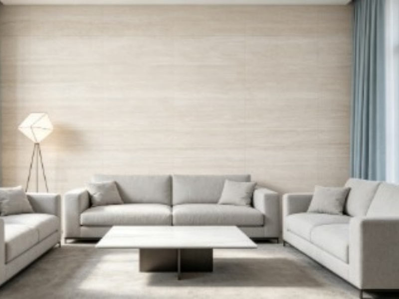 Light Gray Linear Travertine Flexible...