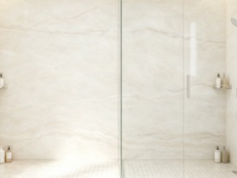 Off-White Light Vein Flexible Wall Panel