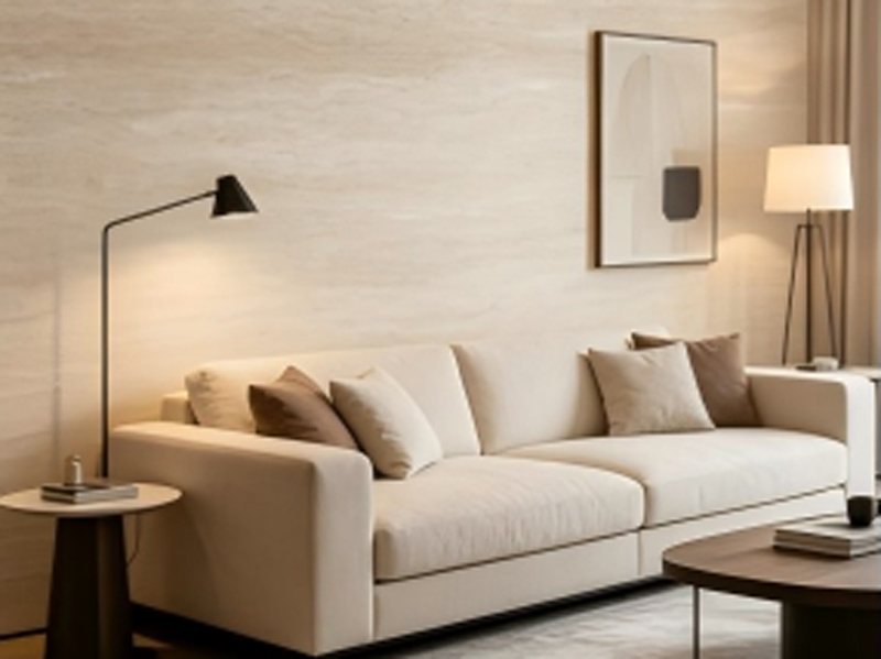 Off-white Wavy Travertine for New Chi...