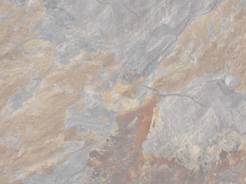 Warm Brown Grey Mixed Layer Slate Flexible Cladding