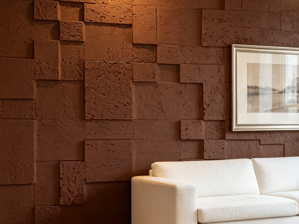 Rust Red Splicing Travertine Flexible...