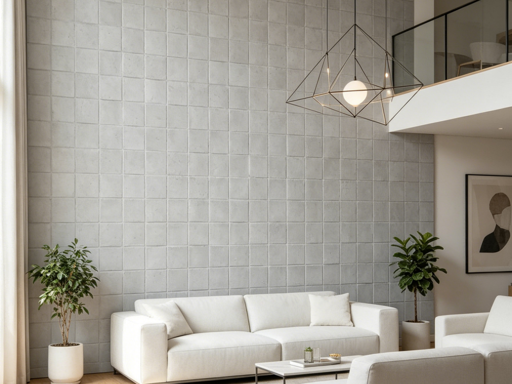 Light Grey Travertine Mosaic Flexible...