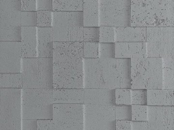Medium Grey Splicing Travertine Flexible Stone Wall Panel