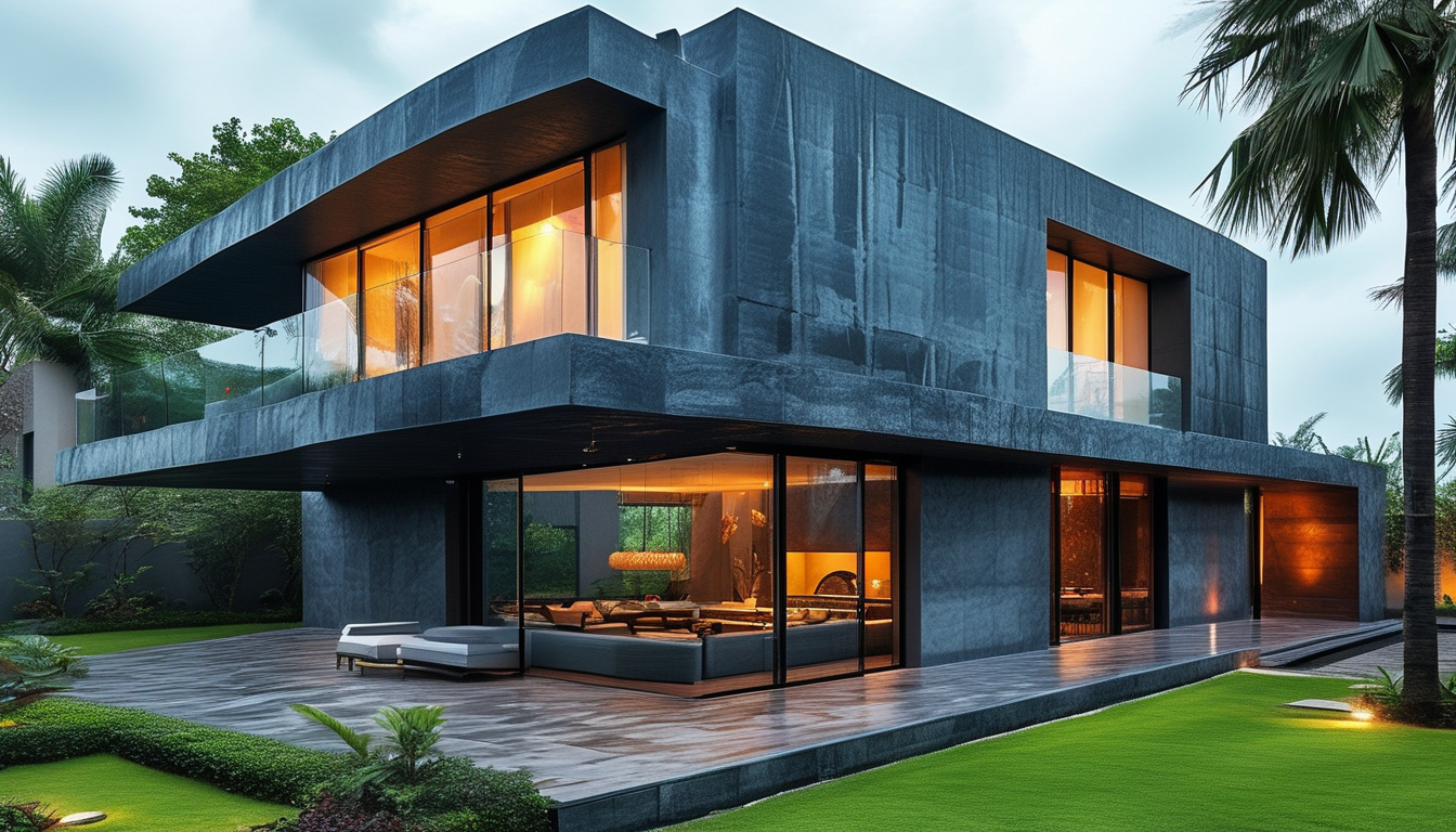 Flexible Wall For Resort Villas Outdoor Weatherproof Wall Cladding