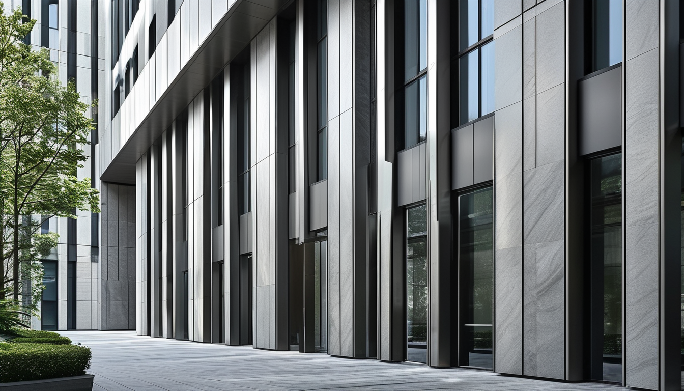 Veneer Wall Panels For Commercial Office Pillars And Atriums Cladding