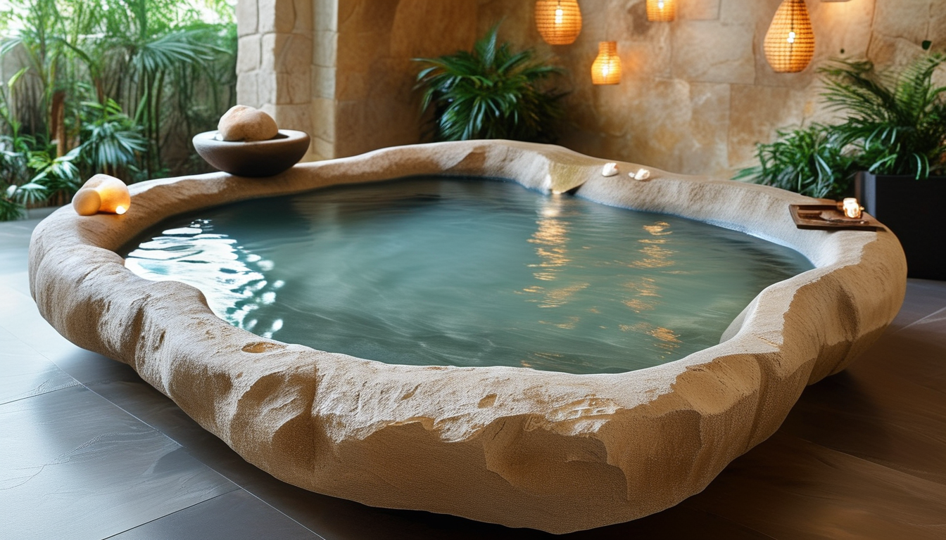 Sandstone Stone For Serene Wellness And Spa Spaces Decoration