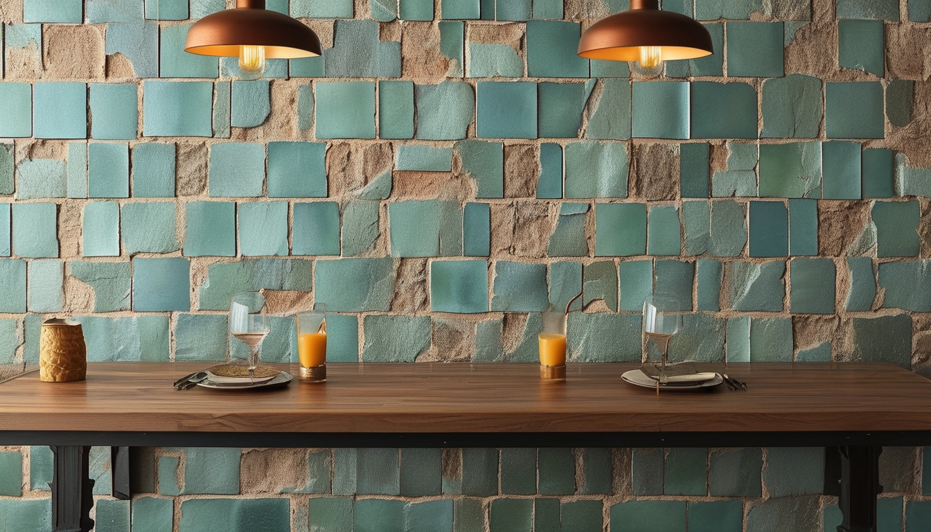 Thin Brick Sheets For Retro Themed Restaurant And Bar Wall Renovation
