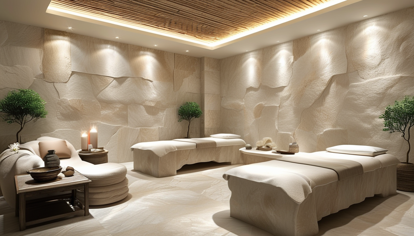 Real Thin Stone Veneer For Serene Wellness And Spa Spaces Decoration