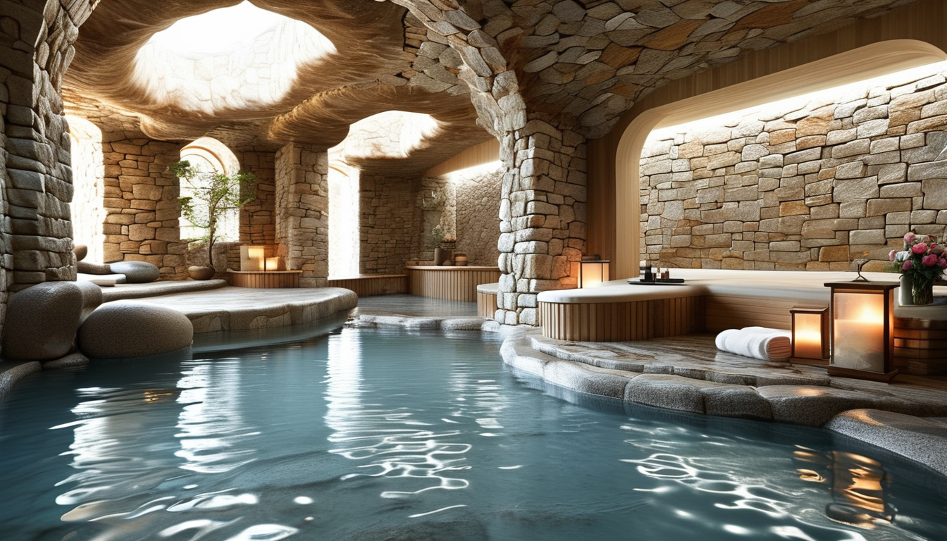 Granite Stone Tiles For Serene Wellness And Spa Spaces Decoration