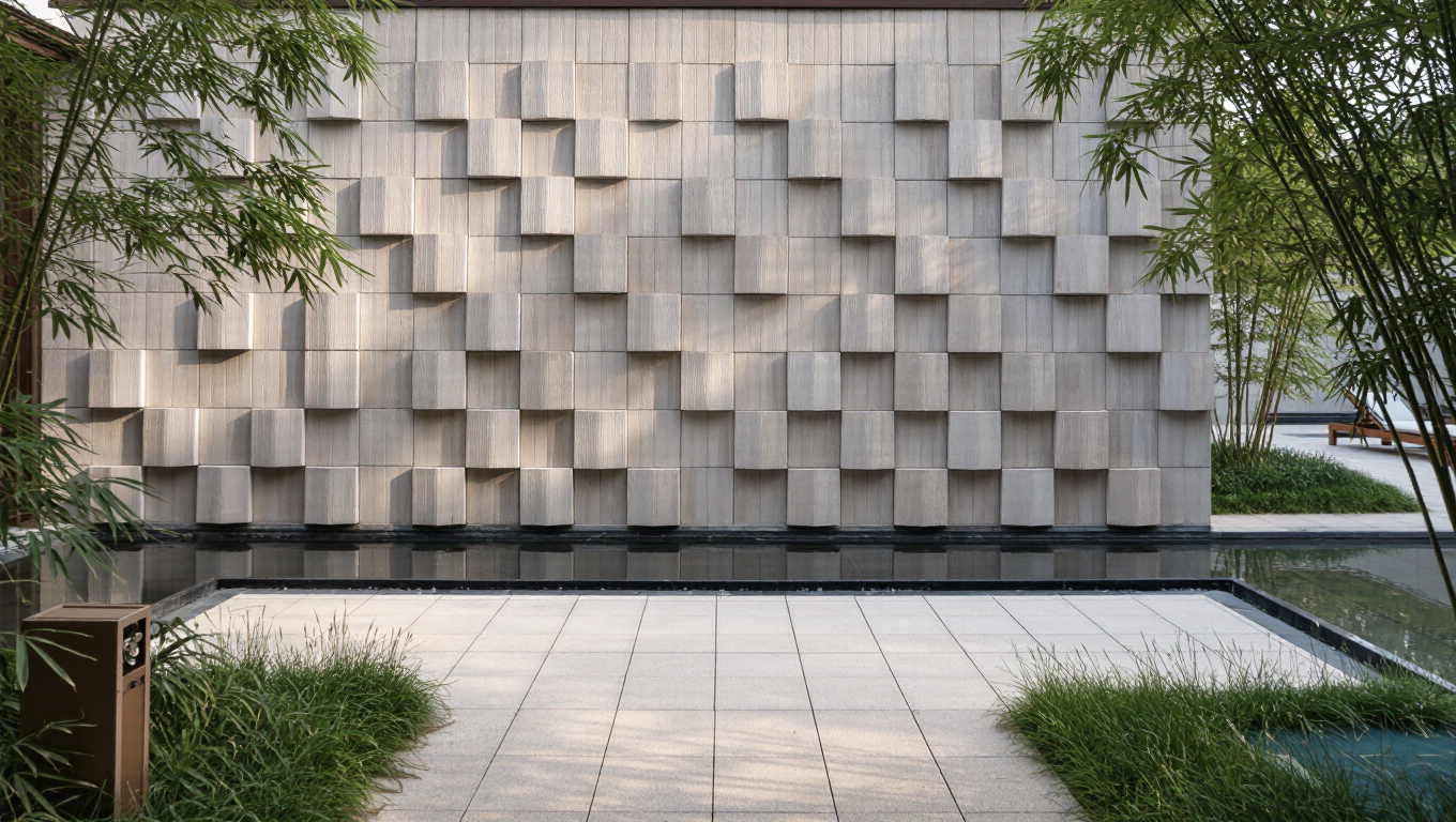 Stone Wall Panels Exterior For Serene Wellness And Spa Spaces Decoration