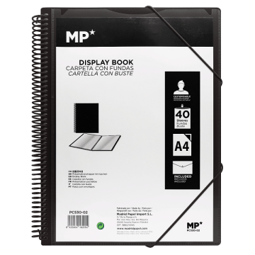 PC530-01 MP Черная книжка-дисплей из ...