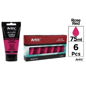 PP631-12Атласная акриловая профессиональная художественная краска высокой плотности, 75 мл, фуксия