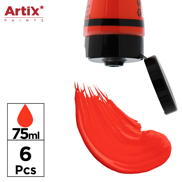 PP631-09 Сатиновый акрил высокой плотности, 75 мл ярко-красный