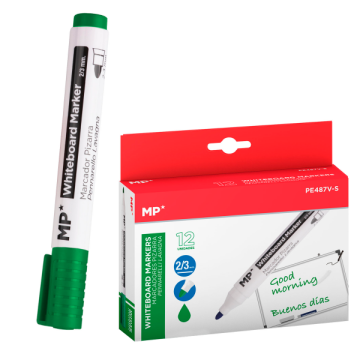 PE487V-S Нетоксичные маркеры Набор маркеров зеленый 12 шт.