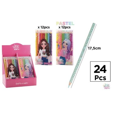 BD004 Набор цветных карандашей для рисования 24 цвета