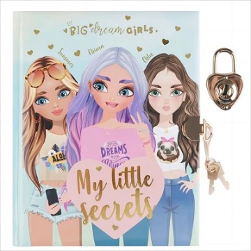 BD008 Big Dream Girls Diary Дизайнерский блокнот Личный дневник с замком