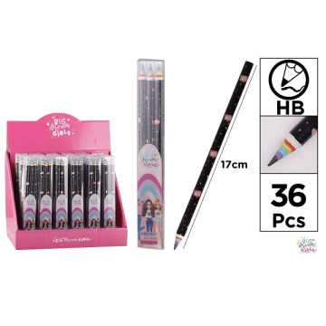 BD011 Карандаши для девочек Big Dreams Карандаши HB Карандаши с круглым корпусом Деревянные карандаши