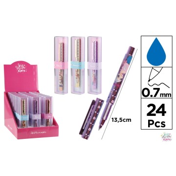 BD017 Металлическая шариковая ручка в твердом переплете Шариковая ручка Big Dreams Girl, 0,7 мм, синяя