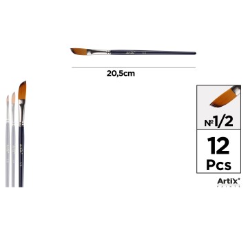 PP341 Профессиональные художественные кисти Угловые резиновые художественные кисти Акварель Акриловая темпера