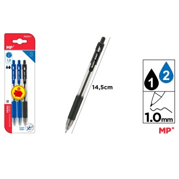 PE251 Шариковая ручка Easy Grip с выдвижным механизмом Шариковая ручка 1,0 мм