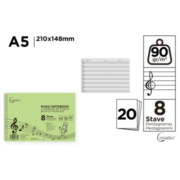 Музыкальные нотоносцы, спиральные нот...