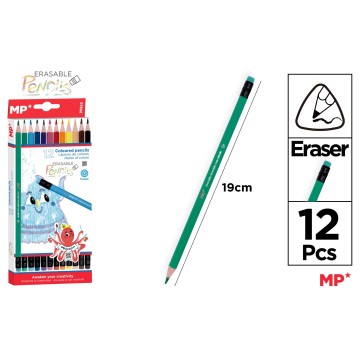 Набор цветных карандашей с ластиком Д...