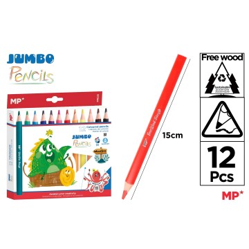 Цветные карандаши Джамбо Треугольные ...