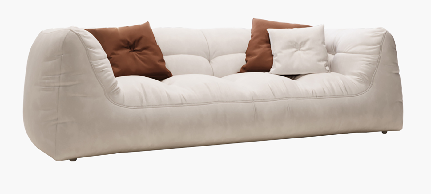 JIYUEJIA phòng khách tối giản kiểu Ý Sofa da silicone - HANSIaen