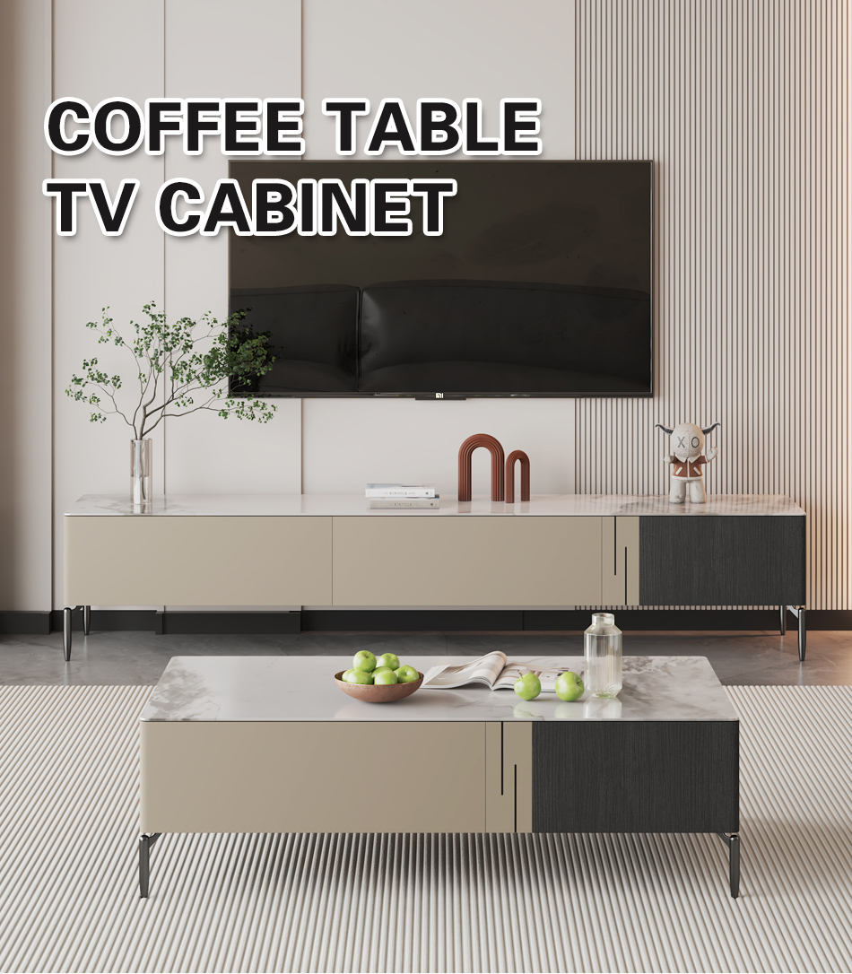 Choose a practical coffee table and TV stand to begin withlxa