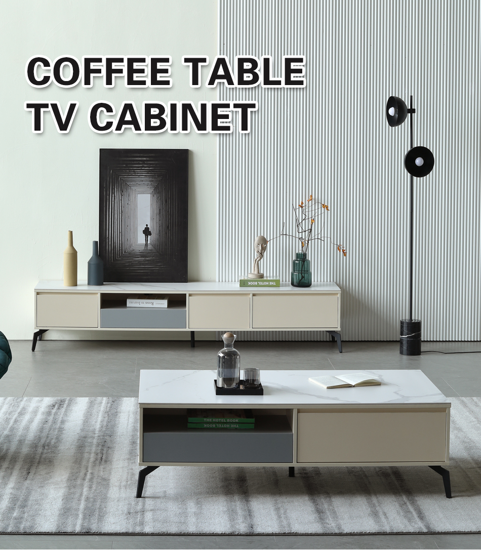 Italian minimalist coffee table and TV (1)z8g