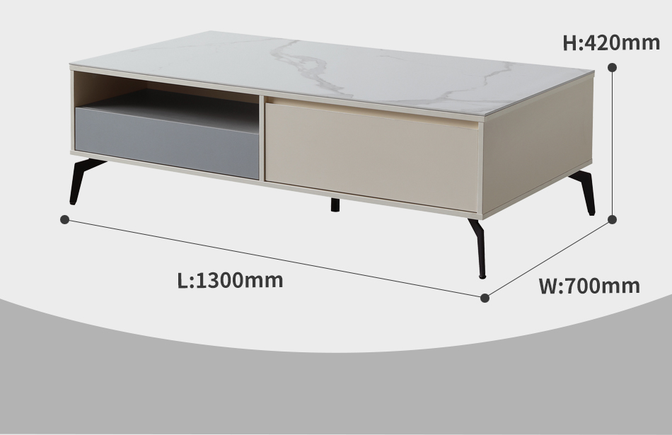 Italian minimalist coffee table and TV (6)pc8