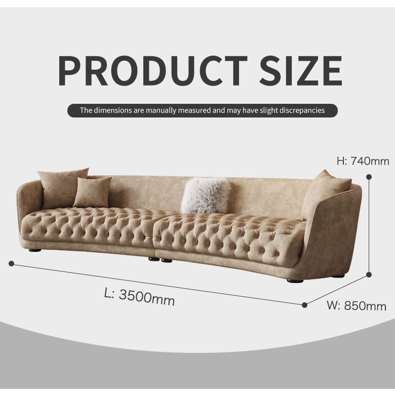 Sofa Mềm Kaki Cong Sang Trọng Sofa Flannel Nhung Ấm Cúng (12)qz2