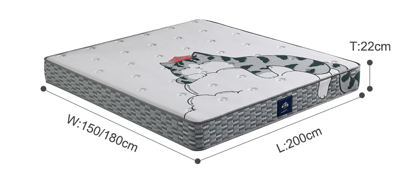 Il letto per dormire in hotel in memory foam in lattice naturale si arrotola (10) vps