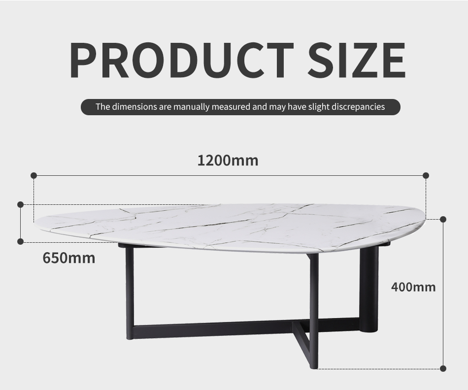 De combinatie van marmeren salontafel en bijzettafel is niet alleen praktisch, maar ook een prachtig landschap, waardoor de verfijning en gratie van uw woonruimte wordt versterkt.