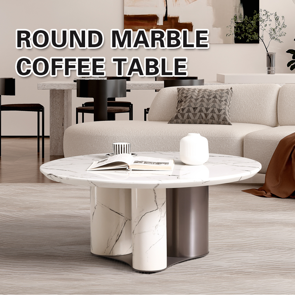 The solidity and stability of marble coffee table add eternal elegance to the home5kv