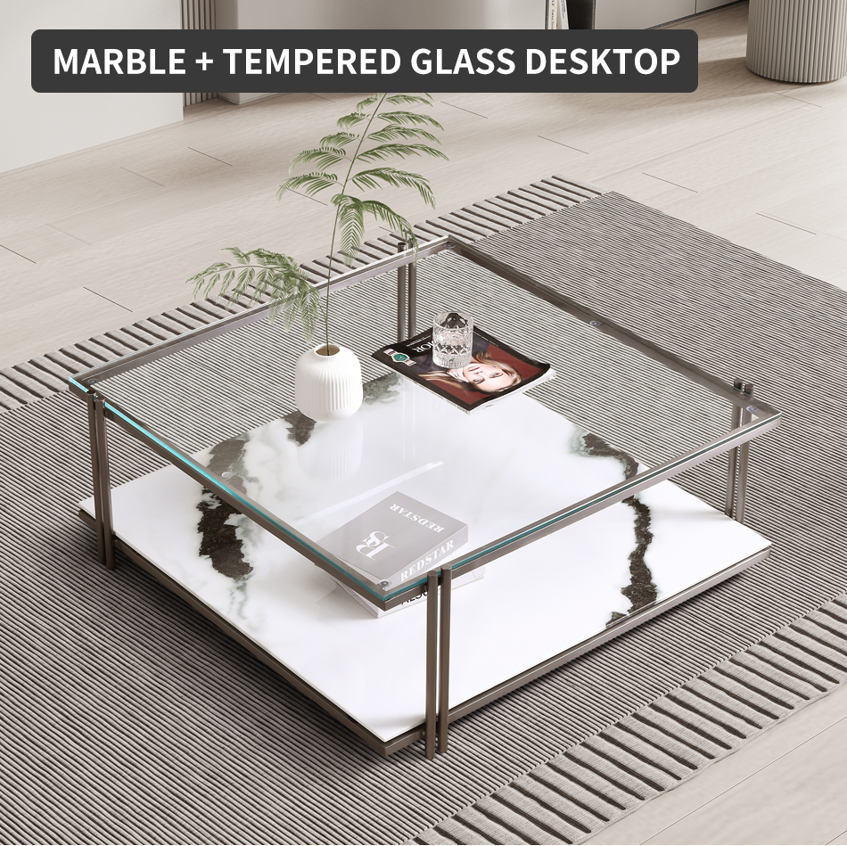 Whether as a home decoration or functional furniture, marble coffee tables can bring an eternal charm and temperament to the living room52u