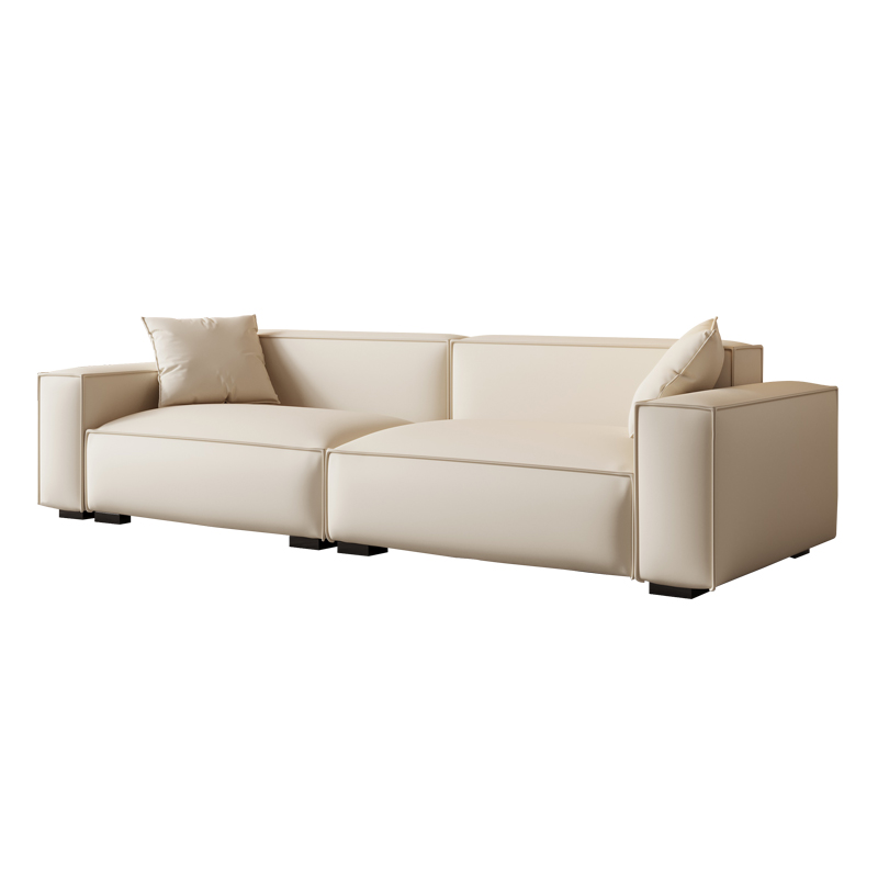 Modern Sofa Villa Hotel Living Room Furniture Leather Soft Sofa