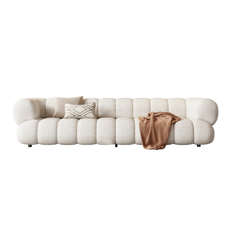 Italian Modern Style Couch Apartment Hotel Livingroom Furniture White Sofa