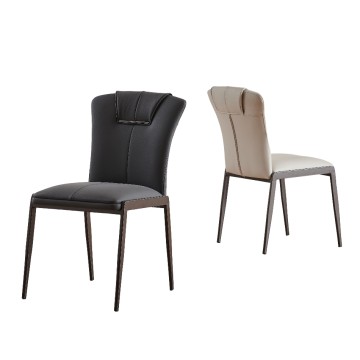Home Hotel Furniture Chair Dining Set PU Leather Dining Chair