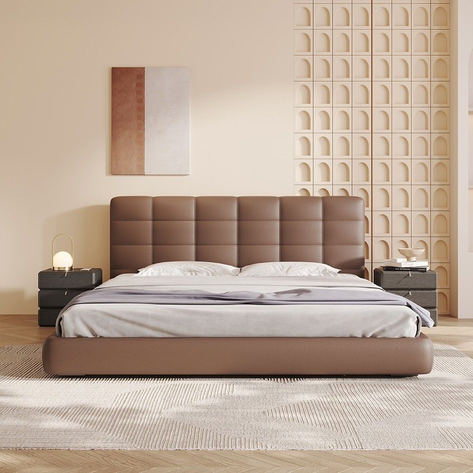 Lawrence Fashion Soft Bed: Simple Style, Fluffy and Soft, Super Comfortable to lie on.