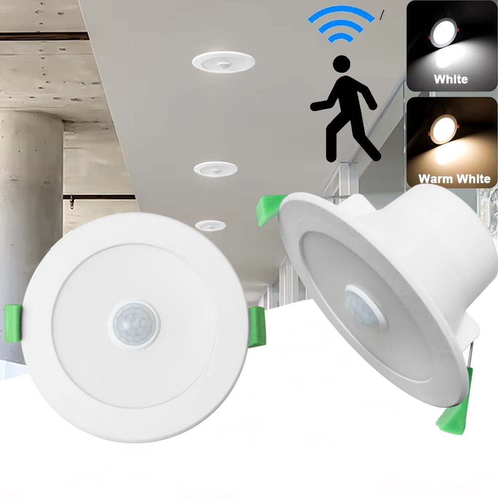 DL01-F-S IP44 3CCT Sensor Recessed LED Downlight