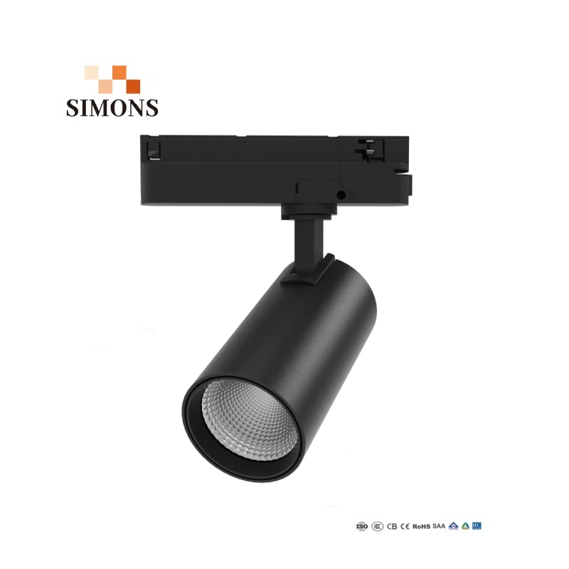 350° Adjustable 3CCT Cylinder Track Spotlight