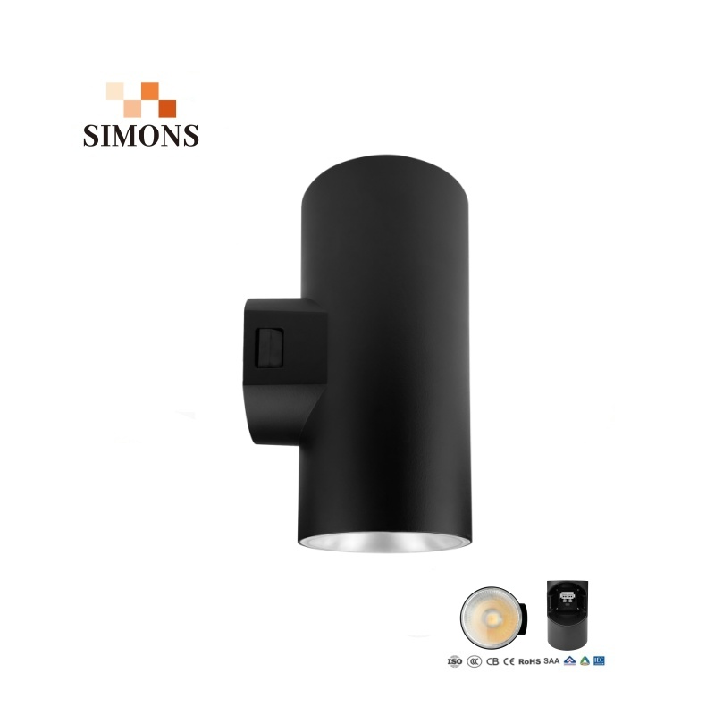 WL02 18W IP54 Waterproof 3CCT SMD LED Outdoor Wall Lamp