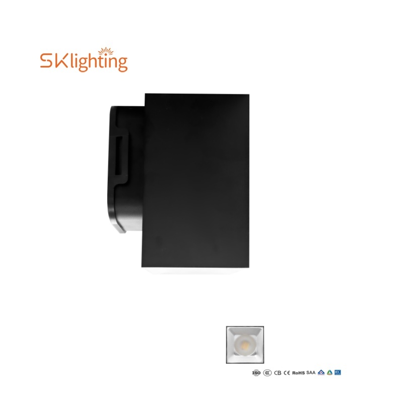 WL03 IP54 Waterproof Square Up-Down LED Wall Light 18W 3CCT