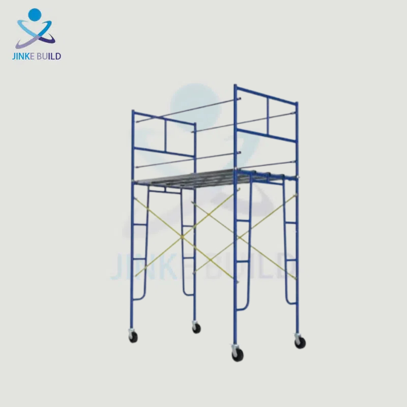 Mobile Folding Scaffolding | Portable Frame Scaffolding Steel for Construction Works-1