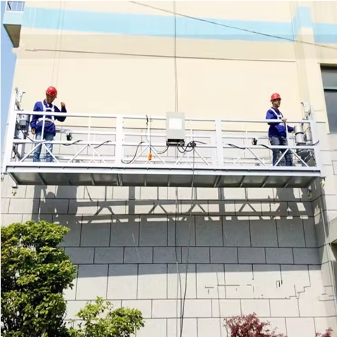 CE ISO Industrial Aluminum Alloy Suspended Platform Factory Electric Suspended Cradle Gondola for Commercial Facade Construction
