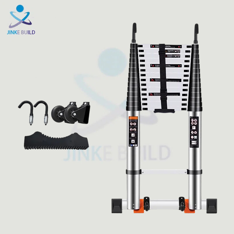 Aluminum Folding Multifunctional Ladder Large and Small Hinge Folding Aluminum Stairs Climbing Ladder Telescopic Ladder